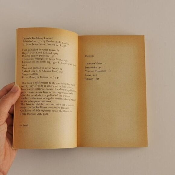 1972 The Poems of Catullus Paperback - Latin-English Translations Love Poems - Picture 5 of 8